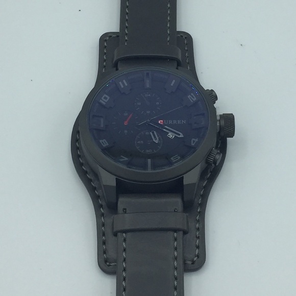 Curren 8225 Mens Military Quartz Luxury - Picture 1 of 4